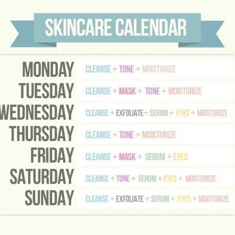 skin care calendar - Google Search Skin Care Calendar, Skincare Calendar, Skin Care Routine For Teens, Haut Routine, Natural Makeup Remover, Skin Care Routine For 20s, Skin Care Routine 30s, Skincare Quotes, Mega Hair