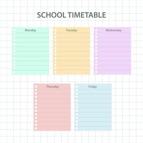 Aesthetic Schedule, Lesson Schedule, Powerpoint Background Free, Timetable Template, School Timetable, Schedule Cards, My Schedule, Schedule Templates, School Schedule