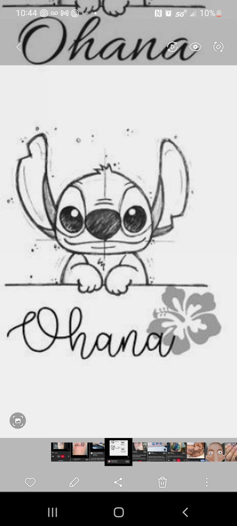 Disney Pencil Drawings, Disney Stitch Tattoo, Lilo And Stitch Tattoo, Ohana Tattoo, Shoulder Sleeve Tattoos, Disney Doodles, Stitch Coloring Pages, Lilo And Stitch Ohana, Stitch Tattoo