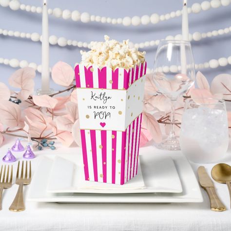 Ready To Pop! Baby Shower Favor Boxes Baby Shower Popcorn, Pop Baby Showers, Popcorn Boxes, Popcorn Box, Ready To Pop, Baby Shower Favor, Trendy Baby, Favor Boxes, Baby Shower Favors