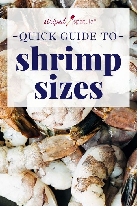 Colossal shrimp? Large shrimp? 26/30? What does it all mean? Learn how to decipher shrimp size labels, determine the count you need for your recipe, and get cooking inspo in this reference guide. #shrimp #seafood Colossal Shrimp Recipes, Salmon And Scallops, Cooking Raw Shrimp, Shrimp Sizes, Colossal Shrimp, Zone Recipes, Popcorn Shrimp, Shrimp Recipes For Dinner, Recipes To Make At Home