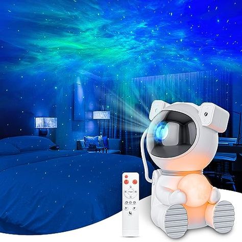 Amazon.com: Cayclay Astronaut Light Projector, Galaxy Projector for Bedroom, Star Projector with Moon Lamp, LED Nebula Night Light for Kids, Room Decor, Party, Gift : Tools & Home Improvement Projector Galaxy, Astronaut Light, Galaxy Bedroom, Ceiling Projector, Star Projector Light, Galaxy Projector, Galaxy Lights, Light Projector, Moon Lamp