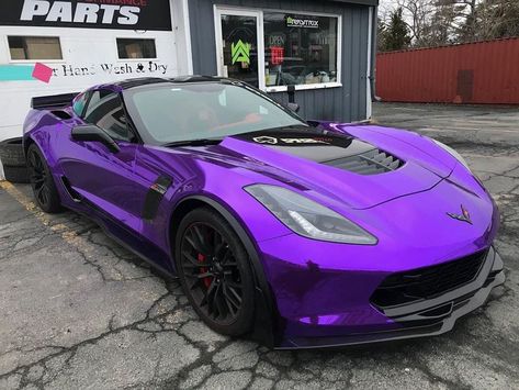 2024 Mentality, 1963 Corvette Stingray, Purple Cars, Cars 2023, Black Corvette, Dream Cars Lamborghini, Sick Cars, Car Paint Jobs, Luxury Cars Audi