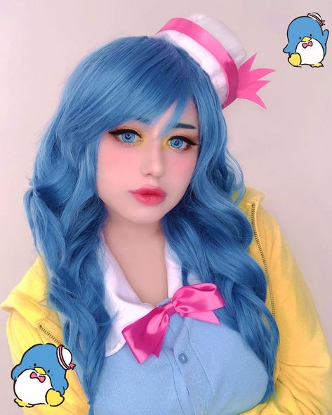 😱 Omg! 💕😍 Izumi really nailed this Tuxedo Sam look! 💛💙 Sanrio Cosplay Group, Sanrio Halloween Costume, Kawaii Halloween Costume, My Melody Cosplay, Kawaii Summer Outfits, Sanrio Costumes, Outfits For Raves, Sanrio Cosplay, Halloween Costume Ideas Easy