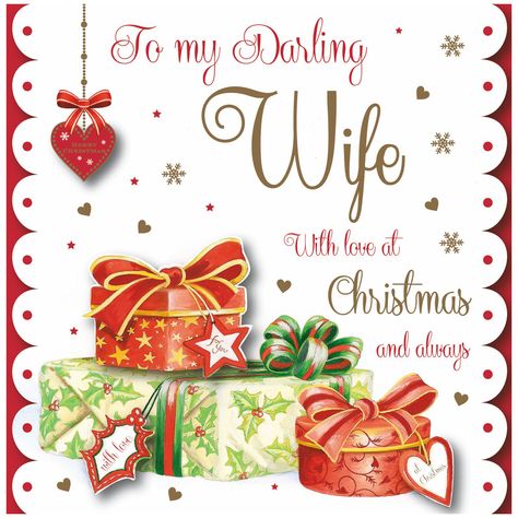 Christmas Message for Wife Merry Christmas To My Wife Quotes, Christmas Love Messages, Best Christmas Messages, Christmas Card For Wife, Xmas Messages, Christmas Greetings Messages, Free Printable Christmas Cards, Christmas Card Sayings, Estimate Template