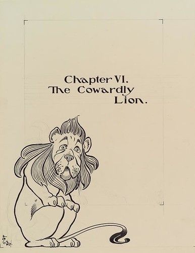 The Wizard Of Oz Book, The Cowardly Lion, Vintage Literature, Wizard Of Oz Book, Lion Book, Lion Illustration, Lion Drawing, Cowardly Lion, Hermann Hesse