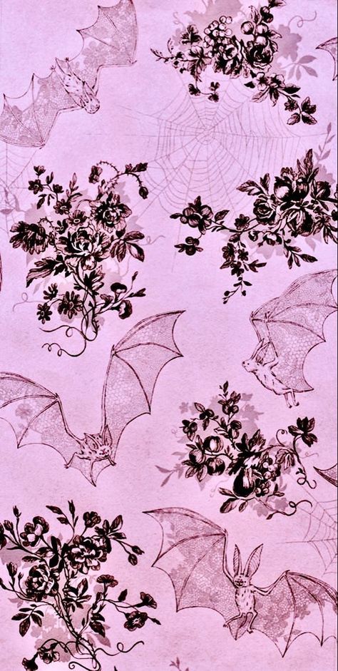 Bat Wallpaper, Goth Princess, Pink Goth, Pretty Makeup Looks, Gothic Wallpaper, Gothic Tattoo, Black Bat, Line Tattoos, Halloween Wallpaper