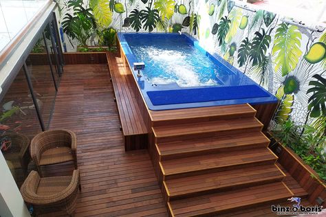 Homemade Swimming Pools, Mini Swimming Pool, Portable Swimming Pools, Pools For Small Yards, Portable Pools, Pool House Designs, Outside Pool, Luxury Swimming Pools, Swimming Pool Tiles