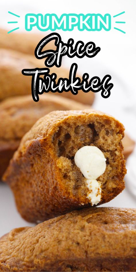 Pumpkin Spice Twinkies, Homemade Twinkies Recipe, Pumpkin Twinkie Dessert, Twinkie Recipe, Homemade Twinkies, Twinkies Recipe, Homemade Pumpkin Spice, Pumpkin Recipes Dessert, Fall Cooking