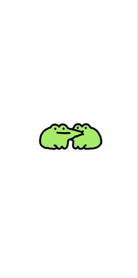 Frog Doodle, Frog Wallpaper, Green