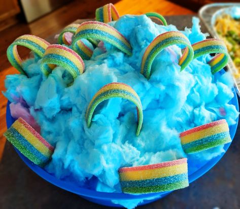 Storm Theme Party, Weather Themed Birthday Party, Cloud 9 Birthday Party Ideas Food, On Cloud Nine Birthday Party, Weather Birthday Party, Cloud Nine Birthday Party, Cloud 9 Birthday Party Ideas, Cloud 9 Birthday Party, Cloud Theme Party