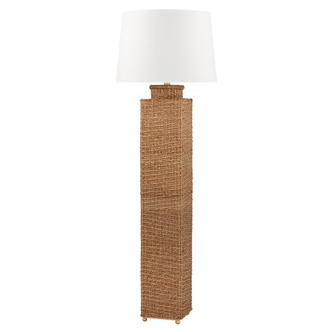 Width/Diameter: 22"WHeight: 66.75"HBackplate/Canopy/Base: 10" x 10"Shade Material: LinenNumber Of Lamps: 1Socket Type: E26 Medium Base*This item is excluded from sale events and not available for additional discounting or promotional offers. Floor Lamp Gold, Column Floor Lamp, Lamp Gold, Gold Floor Lamp, Base 10, Hudson Valley Lighting, Belgian Linen, Linen Shades, Diffused Light