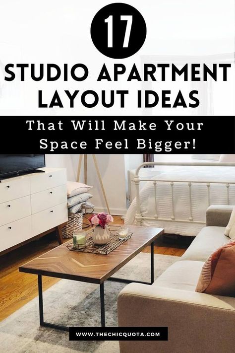 studio apartment layout Modern Boho Studio Apartment, Studio Apartment Rug Placement, 300 Sqft Apartment, L Shaped Studio Apartment Layout, How To Furnish A Studio Apartment, Studio Apartment Couch, 450 Sq Ft Studio Apartment Ideas, Small Apartment Layout Floor Plans, How To Decorate A Studio Apartment