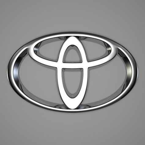 Toyota Logo 3D Model- High detailed 3D model of Toyota logo. Originally created in Blender3d 2.5 and exported to .obj - #3D_model #Collections of 3D Models,#Other 3D Models,#Other Autos Toyota Symbol, Toyota Emblem, Toyota Sign, Car Symbols, Hd Wallpapers For Laptop, Logo Wallpaper Hd, Cover Pics For Facebook, Wallpaper Images Hd, Logo Luxury