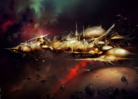 Eldar Craftworld, Eldar 40k, Battlefleet Gothic, Dark Eldar, Secret Keeper, Game Workshop, Warhammer 40k Art, Warhammer Art, Warhammer 40k Artwork