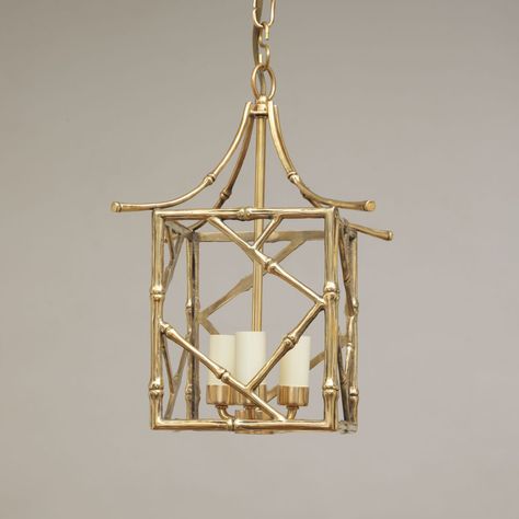 Bamboo Lantern - Vaughan Designs Palm Beach Decor, Bamboo Chandelier, Bamboo Lantern, Bamboo Light, Bamboo Wall, Bamboo Design, Chandelier Floor Lamp, Wax Casting, Wall Lantern