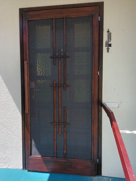 Mosquito screen door Mosquito Net Door Design, Mosquito Door Design, Net Door, Plan Elevation, Mosquito Screen, Home Door Design, Door Entrance, Entrance Door Design, Door Design Interior