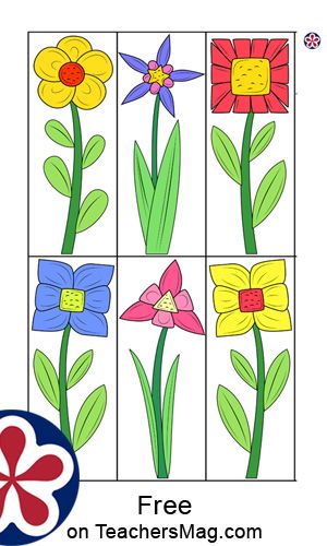 Printable Plant Shape Matching Activity for Preschool Students   These printables are a clever and fun way for preschool students to learn about shapes and match them to the words for that shape. Shape Activities Kindergarten, Shape Sorting Activities, Magnet Activities, Activity For Preschool, Shapes Kindergarten, Flower Puzzles, Printable Shapes, Insects Theme, Printable Flower