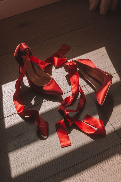 Gianvito Rossi Heels, Red Satin Heels, Red Leather Shoes, Heels Aesthetic, Wrap Shoes, Michelle Mason, Shoes Photography, Satin Shoes, Wrap Heels