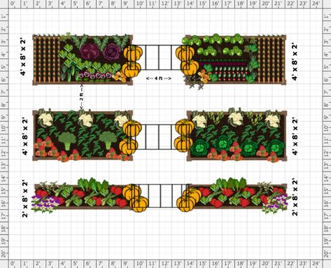 Garden Plan - Phillippe Family Garden Biointensive Gardening, Red Carrot, Johnny Jump Up, Garden Mum, Vegetable Patch, Asparagus Beans, Rainbow Chard, Window Plants, Garden Plan