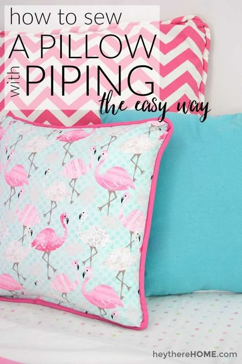 Sew A Pillow Cover, Sew A Pillow, Bantal Sofa, Buy Fabric Online, Sew Ins, Beginner Sewing Projects Easy, Sewing Pillows, Leftover Fabric, Love Sewing