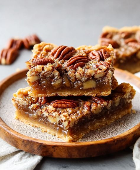 Hermit Bars Recipes, Caramel Butter Pecan Bars, Brown Butter Pecan Pie Bars, Bourbon Pecan Bars Recipe, Pecan Pie Bars 9x13, Pecan Pie Slab Bars, Brown Butter Pecan Pie, Butter Pecan Pie, Pecan Pie Bar