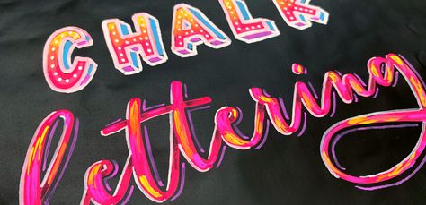 While traditional chalk lettering is still popular, chalk markers are great for experimenting (no dust)! Today, I'm sharing 10 chalk marker effects anyone can do! Chalk Markers Lettering, Chalk Markers Art, Brush Letter, Letter Practice, Chalkboard Markers, Hand Lettering Styles, Chalk Sign, Chalk Marker, Chalkboard Lettering