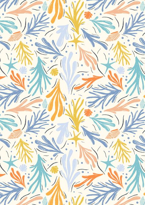 Under The Sea Color Palette, Summer Color Palette, Sea Colour, Diy Stationery, Holiday Patterns, Color Palette Design, Spring Design, Holiday Prints, Summer Patterns