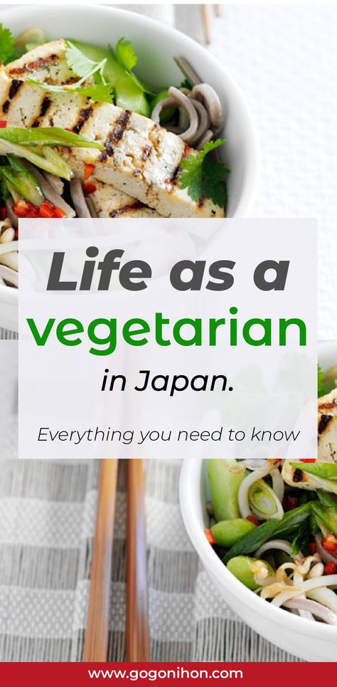 Life as a vegetarian in Japan. Go! Go! Nihon is a FREE service that specializes in helping students live and study in Japan. Experience life in Japan and learn Japanese​. Eating vegetarian in Japan. Vegan options in Japan. Vegetarian Lifestyle. Japanese food.  A guide to vegetarian food in Japan. Vegetarian Japan. Tips to vegetarian coming to Japan. Japan Vegetarian, Japanese Vegetarian Recipes, Vegan Japanese Food, Being Vegetarian, Vegetarian Japanese, Food In Japan, Places In Japan, Plane Food, Life In Japan