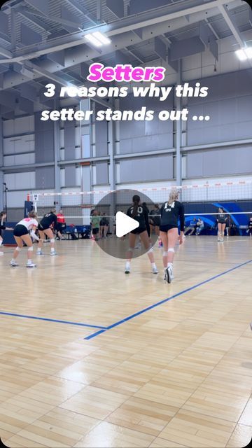 Volleyball Setting Skills | Krystal Jackson on Instagram: "Are you a setter who desires to play at the next level?  Or maybe you are a parent or coach of a setter?  If so, this is for you!  To stand out, you must do the small things like this…  First, save this post for later and share with your setters friends.  And follow for daily tips, tools and leadership skills for setters 👉 @jacksonstrengthvolleyball  Here are 3 ways this setter stands out and how you can do it too...  1️⃣ Starting position Watch this video again and notice the setter's athletic position before she releases to go to the net.  • Her knees are bent • She is leaning forward  • Her right foot is just behind her passer  • She is ready to release to the net once the ball is served  2️⃣ Sprint to your position This setter Volleyball Setter Tips, Setting Volleyball, Setter Volleyball, Volleyball Setting, Volleyball Positions, Volleyball Setter, Volleyball Tips, Volleyball Workouts, Volleyball Training