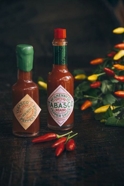 Tabasco turns 150! Here are 10 fun facts about this historic hot sauce Hot Sauce Aesthetic, Hot Sauce Photoshoot, Chilli Sauce Photography, Sauce Aesthetic, Hot Sauce Photography, Sauce Bottle Photography, Chilli Sauce Product Photography, Sauce Photography, Hot Sauce Product Photography