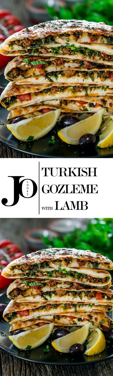 Lamb Spices, Turkish Gozleme, Arabisk Mad, Minced Lamb, Pictures Of Food, Homemade Flatbread, Lamb Dishes, Ground Lamb, Lamb Recipes