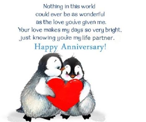 10 Lovely Happy Anniversary Quotes For Couples Penguin Love Quotes, Marriage Anniversary Wishes, Anniversary Quotes For Couple, Cheesy Love Quotes, Quotes For Couples, Wedding Anniversary Message, Anniversary Wishes For Husband, Anniversary Quotes For Him, Happy Propose Day