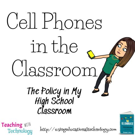 Cell Phones in the Classroom - My Policy - Teaching with Technology High School Behavior Management, School Behavior Management, Classroom Management High School, Classroom Norms, Teaching Classroom Management, Classroom Management Plan, Classroom Procedures, Classroom Behavior Management, High School Classroom