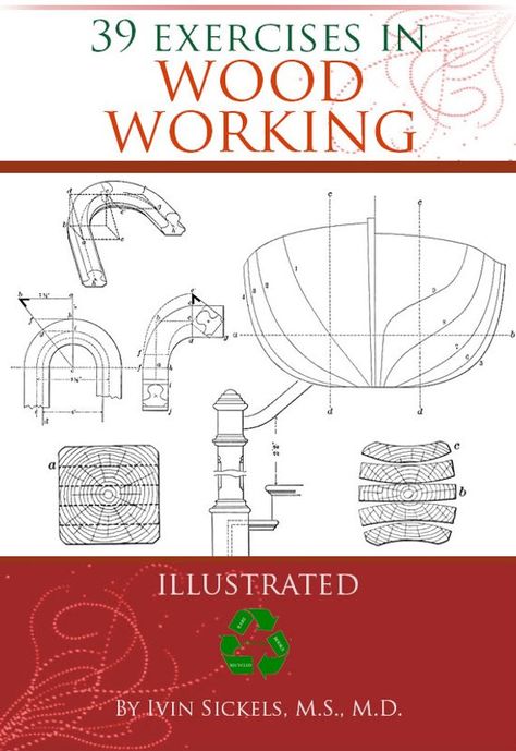 39 EXERCISES in WOODWORKING Rare illustrated Educational Tutorial Book 156 Pages Printable or Read o Marking Gauge, Woodworking Books, Learn Woodworking, Dove Tail Joints, Carpentry, Rare Books, Great Books, Woodworking Plans, Woodworking Projects