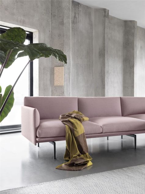 Interior color trends 2019 | Pastel interiors and more color trends Muuto Airy Coffee Table, Airy Coffee Table, Scandinavian Sofa Design, Pastel Interior, Elegant Sofa, Minimalist House Design, Apartment Life, Summer Home Decor, Decoration Inspiration