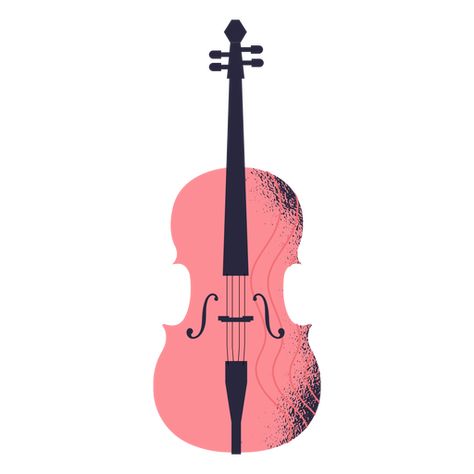 Instrument Graphic Design, Music Design Ideas, Violin Logo, Violin Illustration, Instrument Illustration, Apple Illustration, Violin Instrument, Violin Design, Mo Design