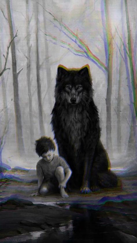 Man And Wolf, Download Free App, Wolf Painting, Wolf Canvas, Galaxy Wallpaper Iphone, Christian Pictures, Free App, Galaxy Wallpaper, Wolves