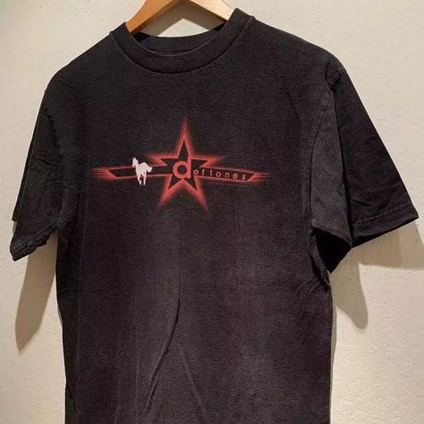 Vintage Deftones “White Pony” album merch shirts Deftones Merch, Deftones Shirt, Deftones White Pony, Surf Tee, Eco Bag, Vintage Shirts, Dream Clothes, White, Clothes