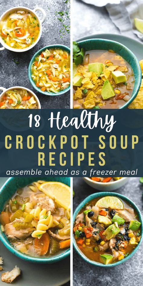 Healthy Crockpot Soup Recipes, Fall Soups Crockpot, Healthy Soup Recipes Clean Eating, Chili Vegetarian, Soup Recipes Healthy Crockpot, Healthy Fall Soups, Healthy Crockpot Soup, Easy Crockpot Soup, Easy Healthy Soup