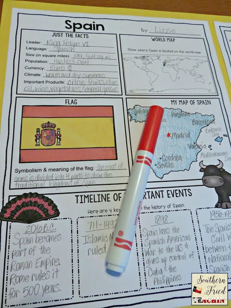 Do you have your students research about different countries? Looking for a unique way for students to display their research? These student-friendly posters are perfect for students to display their country research! And they look fabulous on a classroom bulletin board or hallway display! Country Research Project, Writing Bulletin Boards, General Knowledge For Kids, The Oak Ridge Boys, Europe Day, Around The World Theme, Country Report, Hallway Displays, Homeschool Spanish