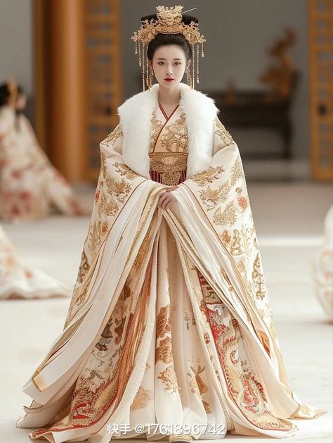 Ancient China Clothing, Orientation Outfit, Traditional Asian Dress, Pretty Costume, Chinese Heritage, Chinese Style Dress, Best Winter Outfits, Chinese Traditional Clothing, Traditional Chinese Dress