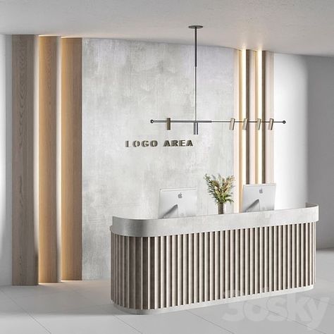 Boutique Reception Desk, Receptionist Desk Design, Dentist Reception, Boutique Reception, Office Lobby Interior, Spa Reception Area, Modern Reception Desk Design, Modern Office Reception, Receptionist Desk