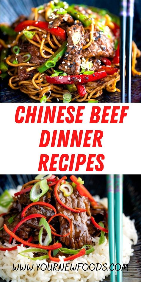 Chinese recipes with beef are very popular. They are easy to make & are delicious. Chinese food with beef is made in many different ways. For example, Chinese recipes with beef can be stir-fried, slow-cooked, Or cooked in the Instant Pot (pressure cooker). There are many kinds of Chinese meals with beef. There are many recipes on our website with beef as the main ingredient. And they are all delicious. Chinese food with beef is popular because it tastes great and it is easy to make at home Beef And Chinese Vegetables, Chinese Beef Noodles Recipes, Chinese Beef Brisket Recipes, Beef And Mushroom Recipes Chinese, Beef With Mixed Vegetables Chinese, Chinese Beef Curry, Beef Schezuan Chinese Food, Chinese Beef Recipes, Chow Fun Recipe