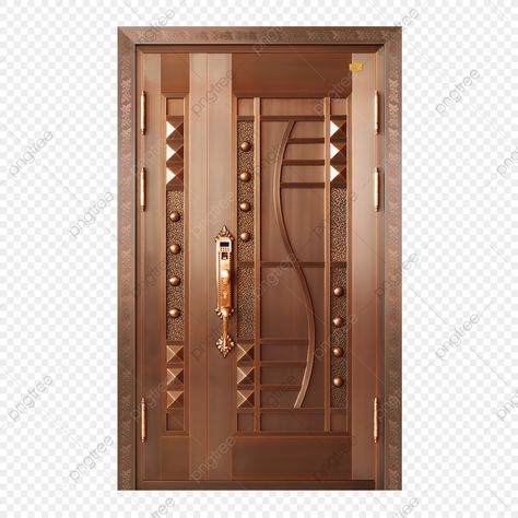 Copper Door, House Main Door, Modern Entrance Door, Modern Wooden Doors, Safe Door, House Main Door Design, Door Design Photos, Main Entrance Door Design, Front Door Design Wood