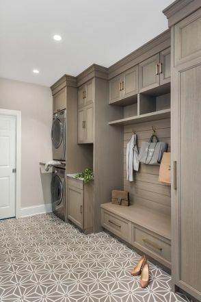 bi14 Laundry Room Combo, Laundry Mudroom, Stacked Laundry Room, Laundry Room Ideas Small Space, Laundry Room/mud Room, Mudroom Laundry Room, Laundry Room Layouts, Laundry Room Renovation, Laundry Room Ideas