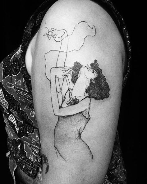 gon Schiele inspired/Marcos Villalva • @errancetattoos @errancetattoos 🇵🇷🇺🇸🇬🇧 Puerto Rico + Los Angeles + London + #ontheroad 🇺🇸 done in Saved Tattoo, Egon Schiele, Hand Poke, Body Is A Temple, Minimal Tattoo, Body Mods, Unique Tattoos, Tattoos And Piercings, Body Art Tattoos