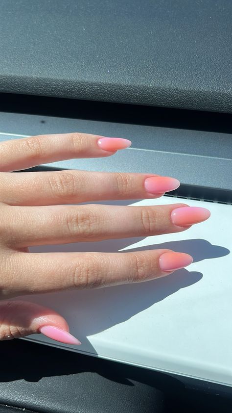 Ombre Wedding Nails, Pink Summer Nails, Aura Nails, Butterfly Nails, Coral Nails, Ombre Wedding, Airbrush Nails, Summery Nails, Basic Nails