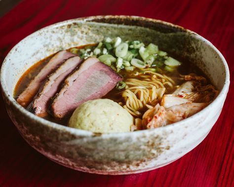 Brisket Ramen. A Taste of Cheu Fishtown With Chef Ben Puchowitz. Brisket Ramen, How To Make Brisket, Philadelphia Restaurants, Jewish Feasts, Matzo Ball, Matzoh Ball, Jewish Recipes, Best Chef, Recipe Roundup