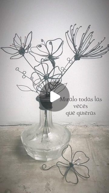 Wire Flower Tutorial, Flower Wire, Wire Flowers, Flower Tutorial, Craft Ideas, Flowers, Instagram